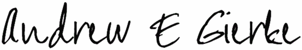 Signature of Andrew Gierke